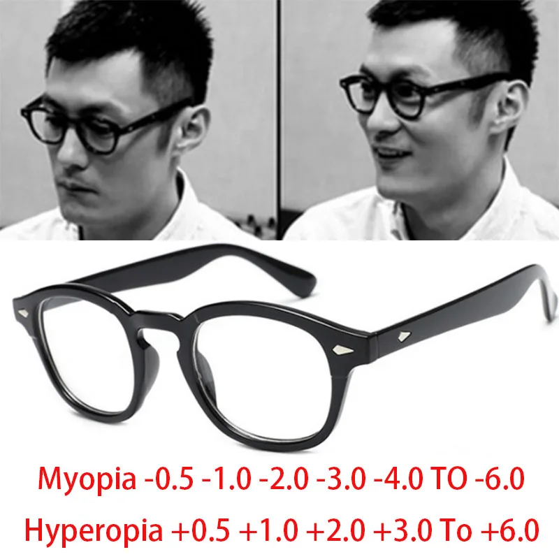 Rice Nails Frame Clear Lens Glasses Small Round Myopia Nerd Spectacles Degree -0.5 -1.0 -2.0 to -6.0