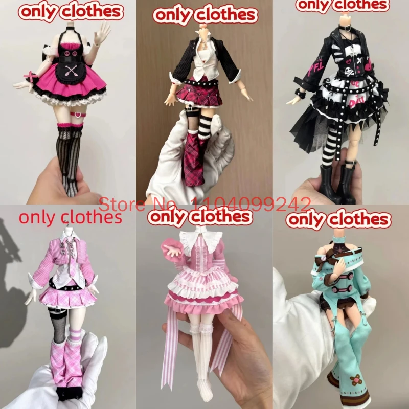 In Stock Rotating Radio Wave 1/6 Scale Bjd Girl Figure Action Figure Moveable Doll Ornament Doll Clothes Coat Doll Accessories