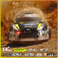 RLAARLO RC Cars XTS-F10 Rally Car 4WD 1:10 Professional Competition-Grade Electric Brushless High-Speed Rally Car Model Gift