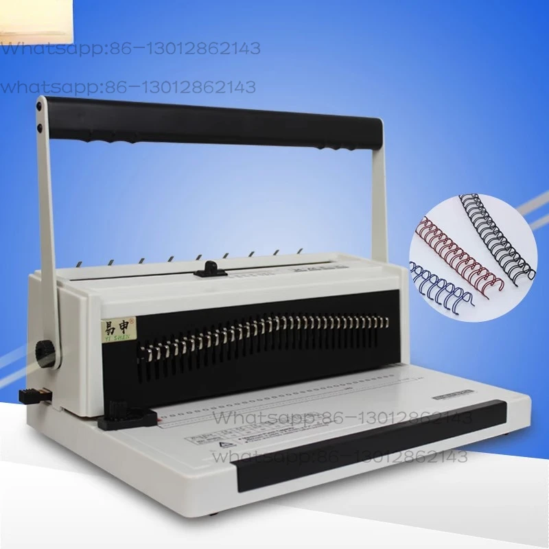 34-Hole loose-leaf calendar pressure ring binding punching machine line office