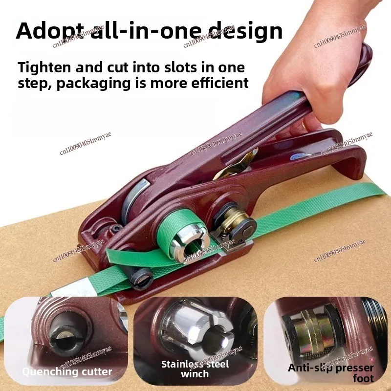 Plastic Steel Belt Baler, Manual Packing Pliers, Bundler, Pet Bundler