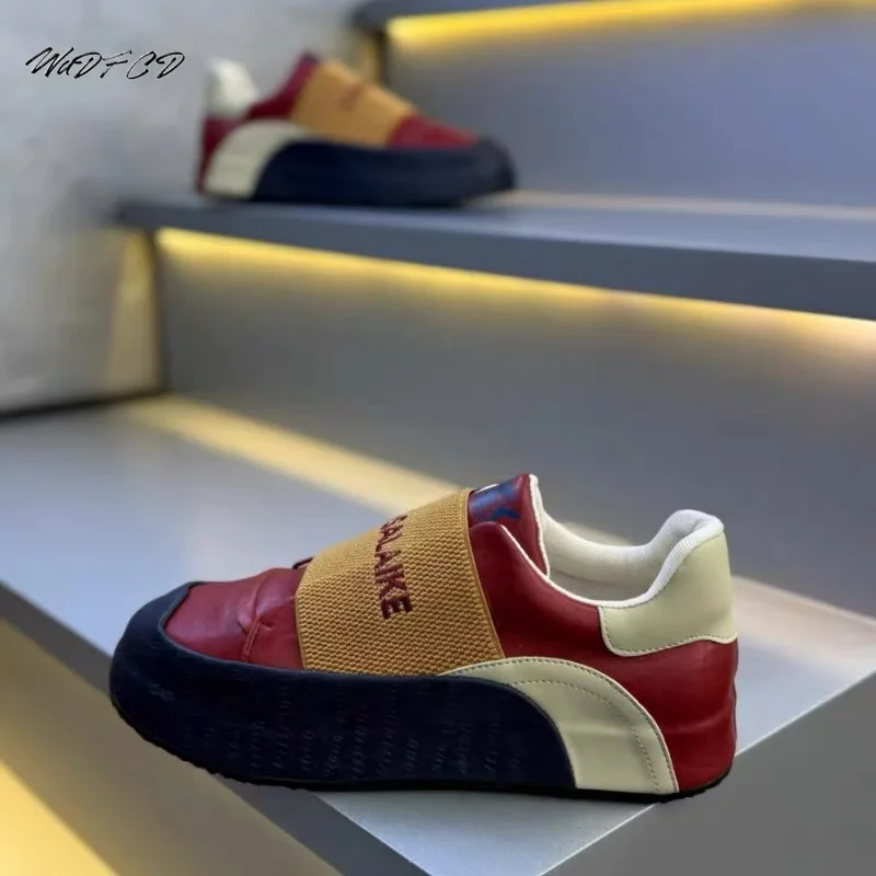 Sneakers Casual Mens Designer Increased Internal Cover Bottom Board Shoes Fashion Microfiber Leather Easy Matching Sports Shoes