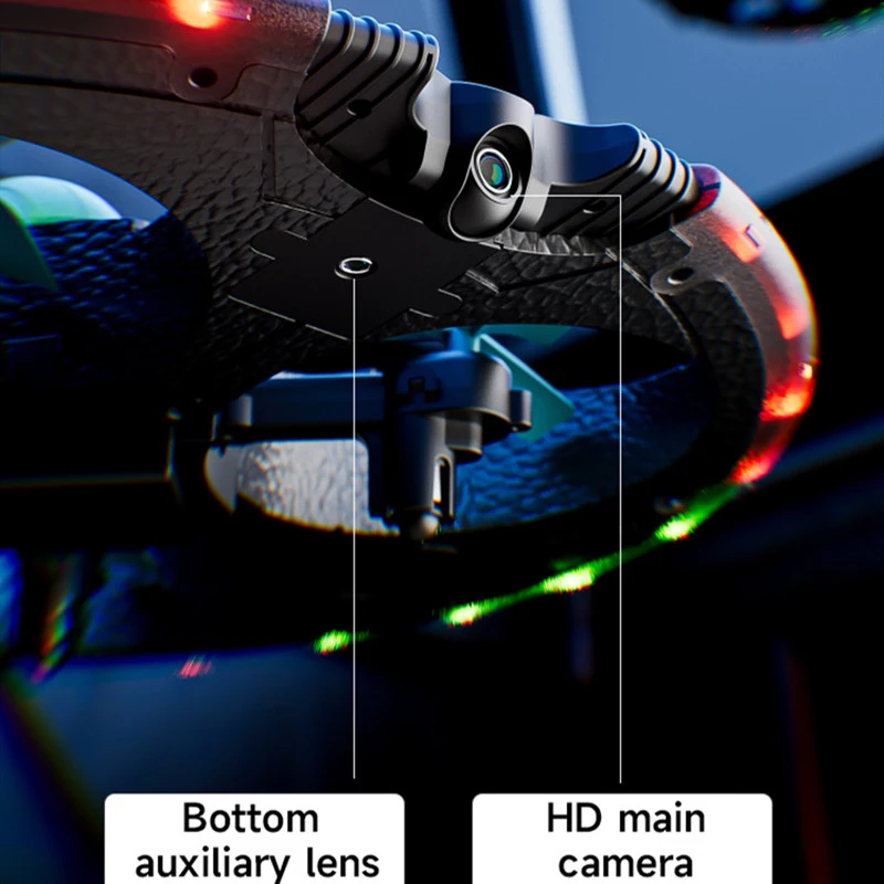 8K Camera Optical Flow Hover WIFI FPV RC Drone UFO 2.4G One Key Spray Return Headless LED Lighting Remote Control Quadcopter Toy