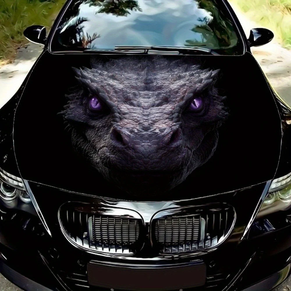

Наклейка на капот автомобиля Purple-Eyed Dragon — прочная виниловая пленка, устойчивая к брызгам и легко снимается, подходит для всех автомобилей — автомобильная пленка A