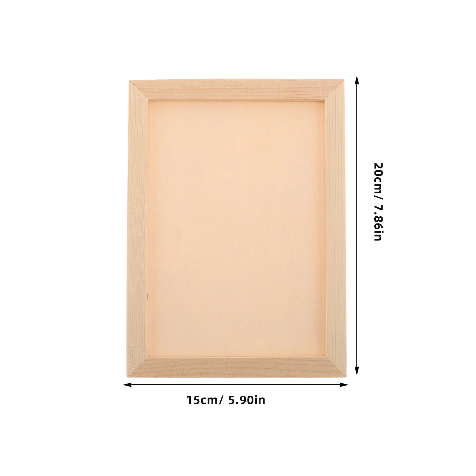 3 Pcs Colorful Mud Frame Wood Flower DIY Kit Picture Frames Craft Kits Ordinary