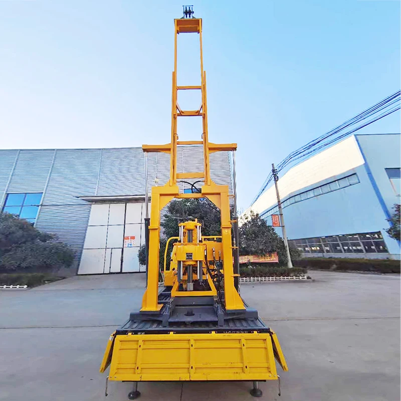 Car-Mounted 180M Concrete Core Borehole Drill Machine Rig Borehole Water Well Drilling Rig Machine Core Driling Machine