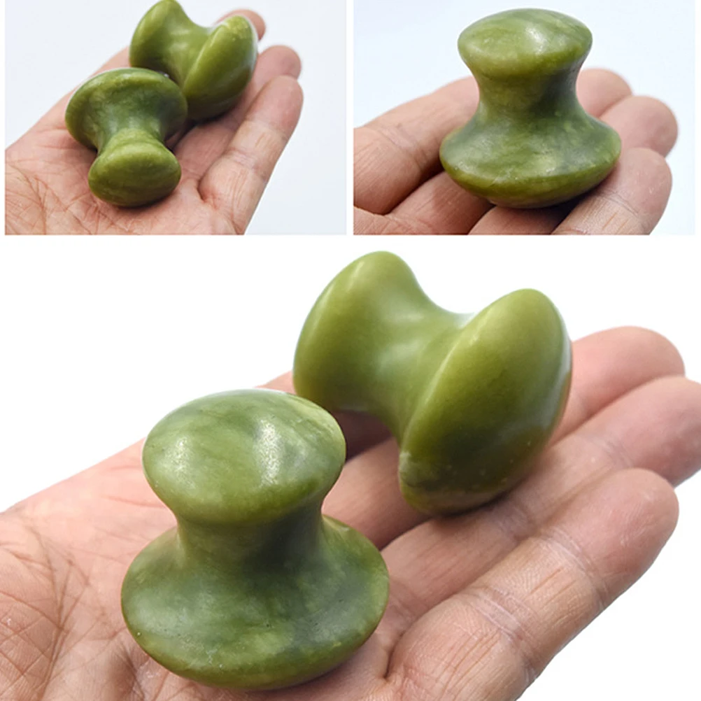 ملحق تدليك الوجه كشط الحجر دائم العملي علاج ميريديان أداة مصقولة للعيون الشفاه الجبين