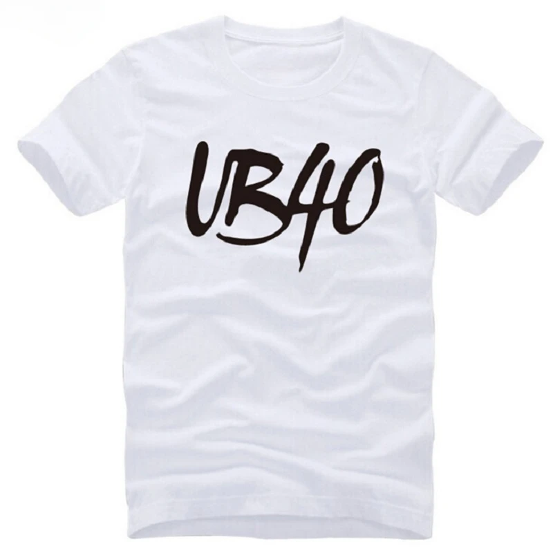 

New Design UB40 Reggae Pop T Shirts Men Cotton Short Sleeve Letter Printed Men's T-Shirt Summer Style Male Music Rock Tee Shirts