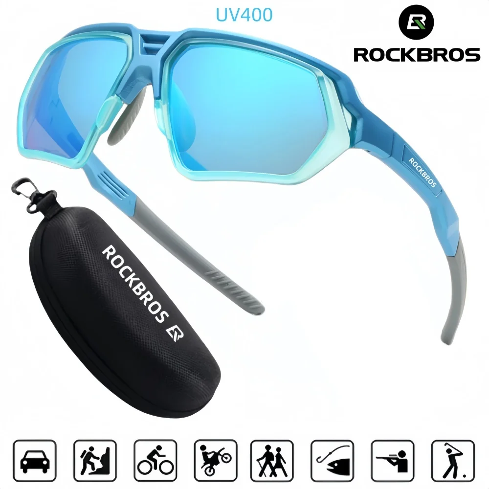 ROCKBROS Bicycle Glasses UV400 Sunscreen Sports Sunglasses Glasses