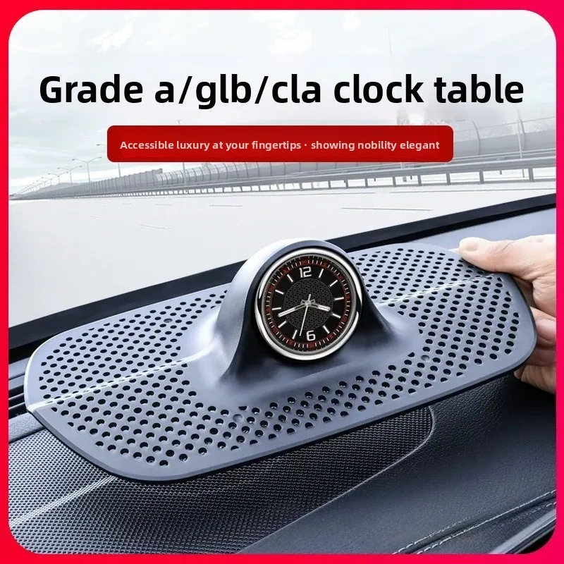 For Mercedes Benz W177 GLA C118 CLA GLB X247 Modified Center Console Horn Clock Decoration 2020-2025