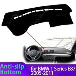 For BMW 1 Series E87 120i 120d 116i 2005-2011 High Quality Dashboard Mat Dashmat Cover Pad Sunshade Carpet Accessories