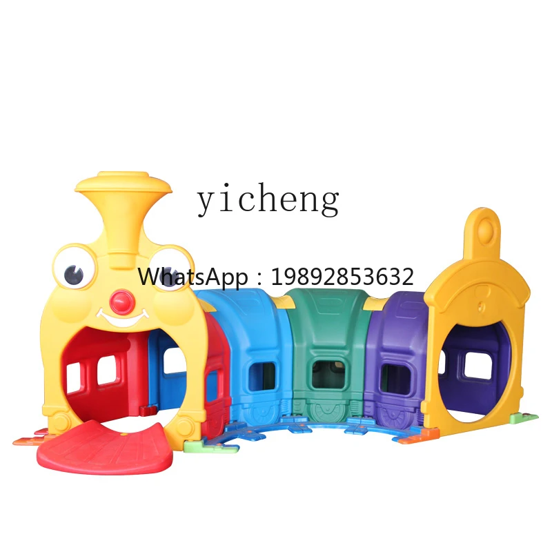 Kindergarten Playground Crawling a Facility for Children to Bore Thickened Plastic Children's Indoor and Outdoor Early