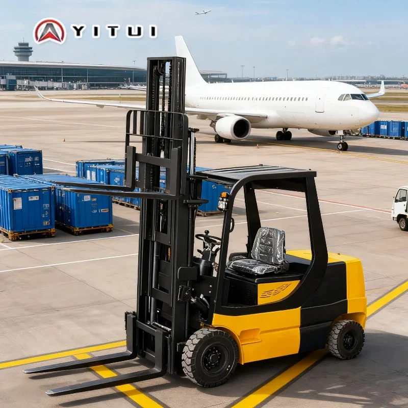 رافعة شوكية كهربائية مخصصة جديدة تمامًا 2.0 طن قابلة لإعادة الشحن ومعتمدة من CE للاستخدام المنزلي