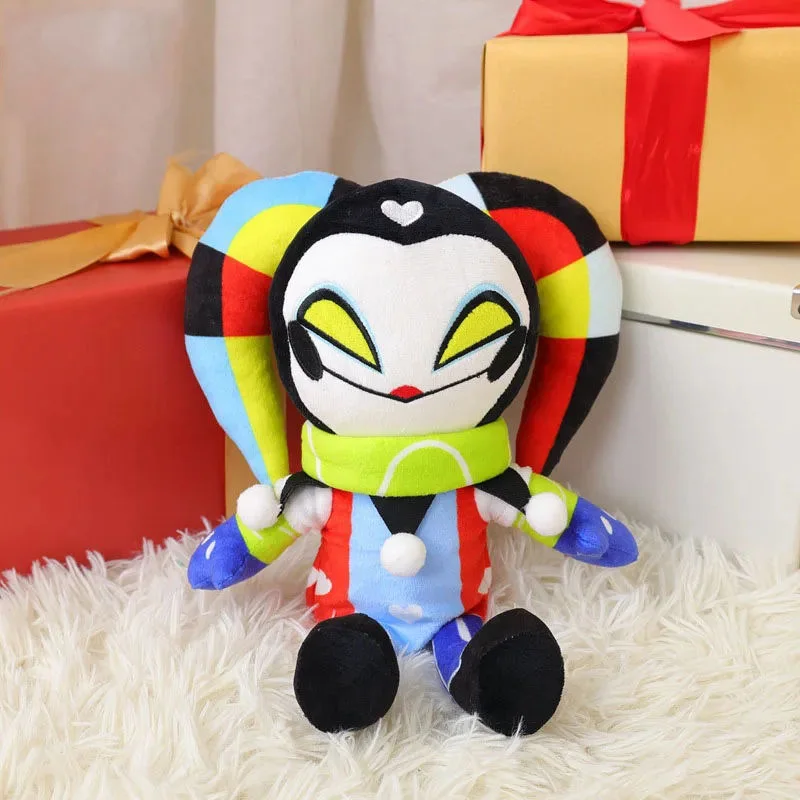 30cm Fizzarolli Plush Helluva Boss Exes And Oohs Plush Helglove Boss Fizzarolli Figures Kawaii Toys Christmas Gifts For Children