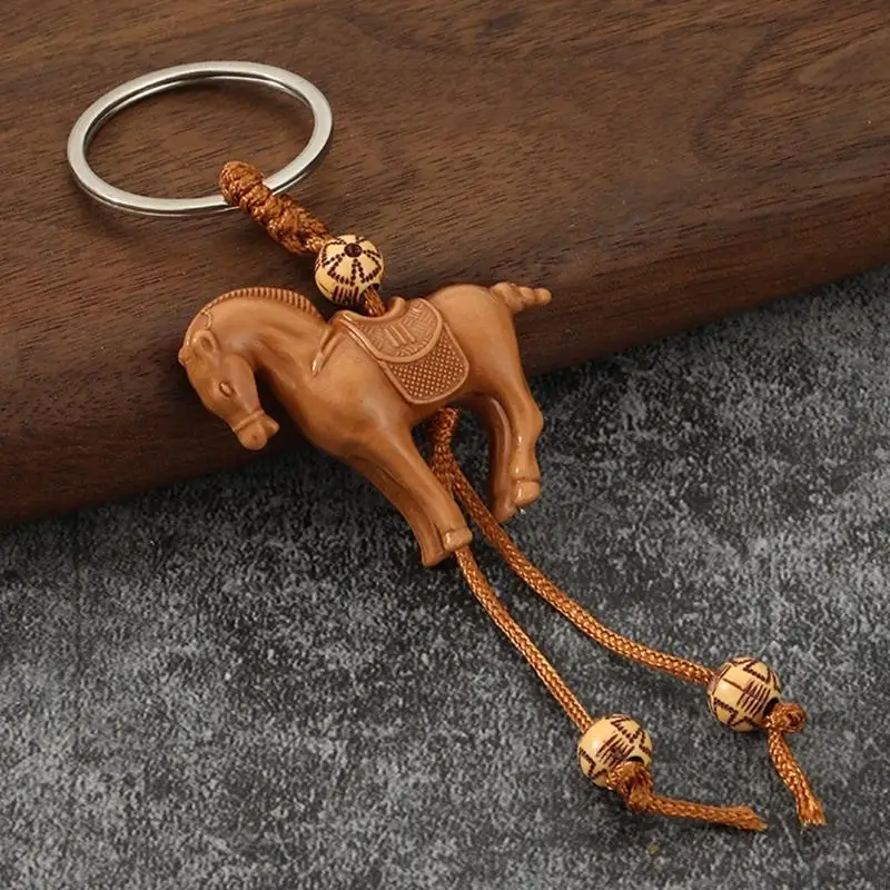 Lightweight Resin Animal Keychains for Keys Bags and Car Decors Compact Size