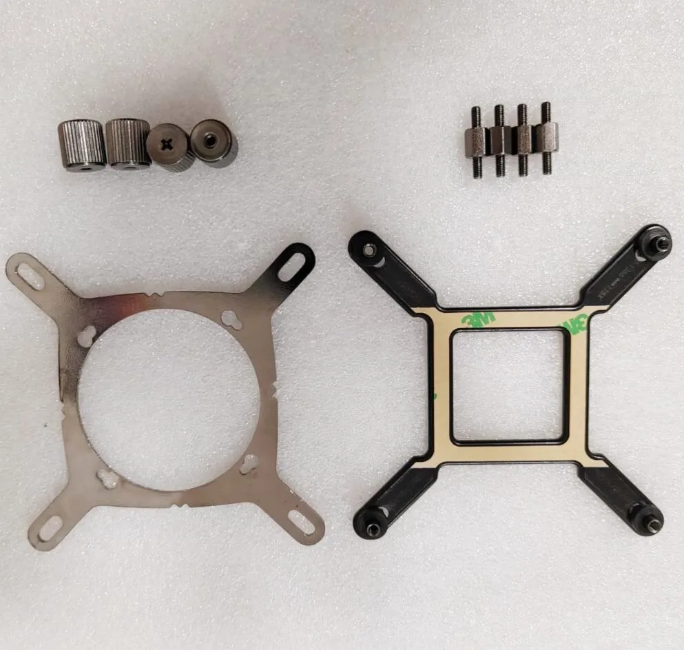 Kit de fixadores de suporte de montagem para corsair h100i/h115i/h150i rgb pro series am4 12/13 gen lga1700 peças de plataformas de refrigerador de água