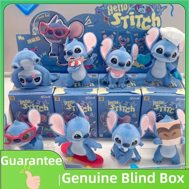 

Genuine Stitch Mystery Box Wholesale Toptoy Blind Box Hello Stitch Series Cotton Figures Ornament Birthday Gift For Kids Toy