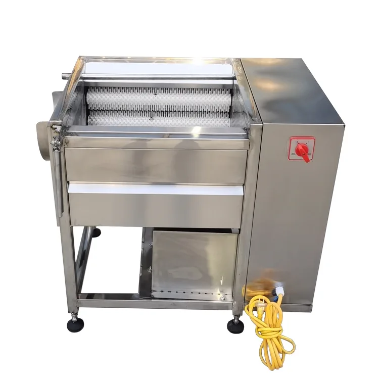 

Small, potato, peeler, commercial, brush, fully automatic, fruits and vegetables