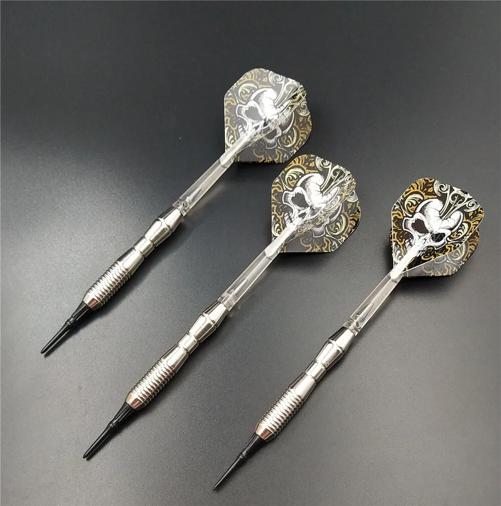 Vos Lachend 3Pcs Professionele Elektronische Soft Tip Darts 17G 146Mm Darts Met Nylon Legering As