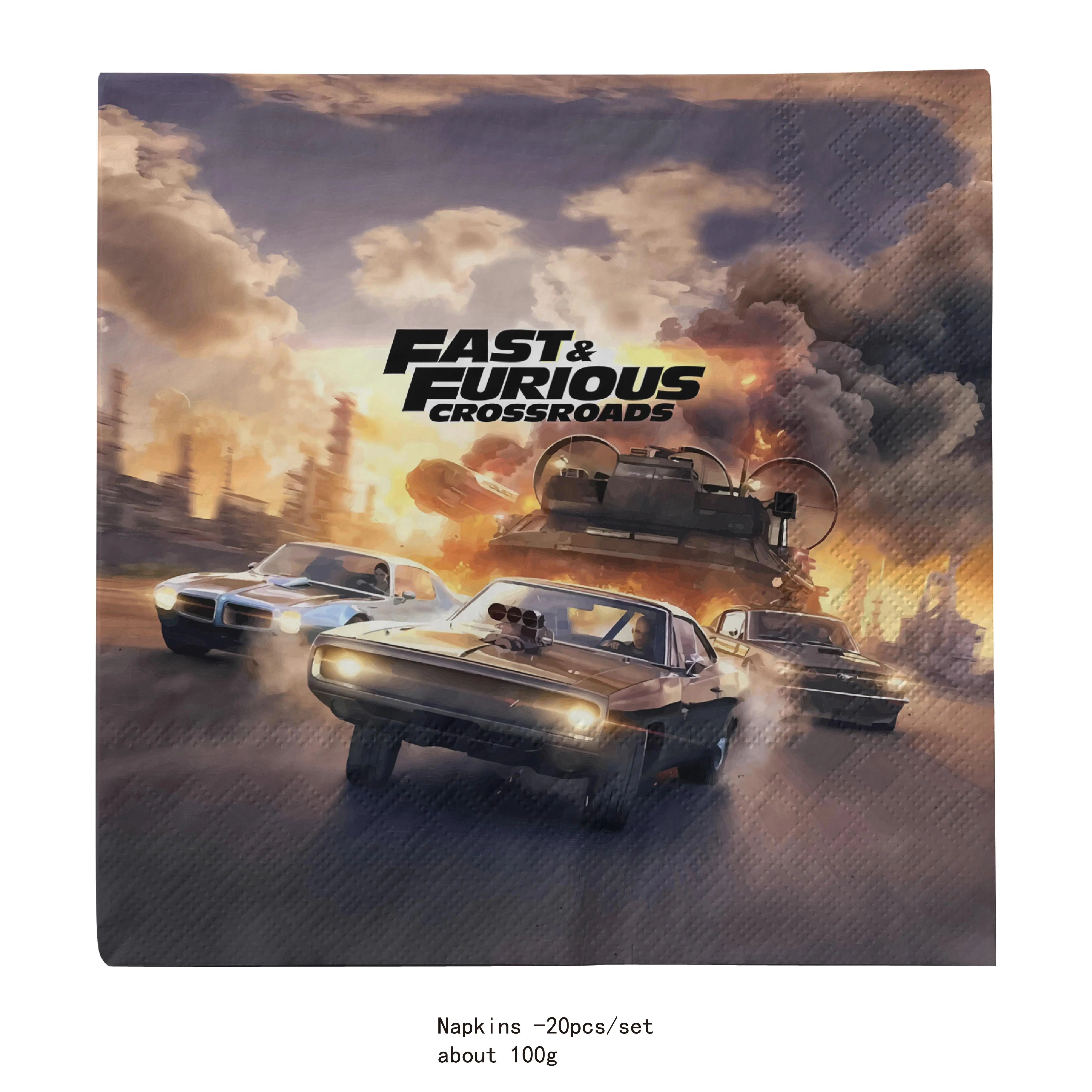 Fast and Furious Racing Birthday Decorations Road Tablecloth Plate Napkins flag for Kids Car Theme Birthday Party Supplies