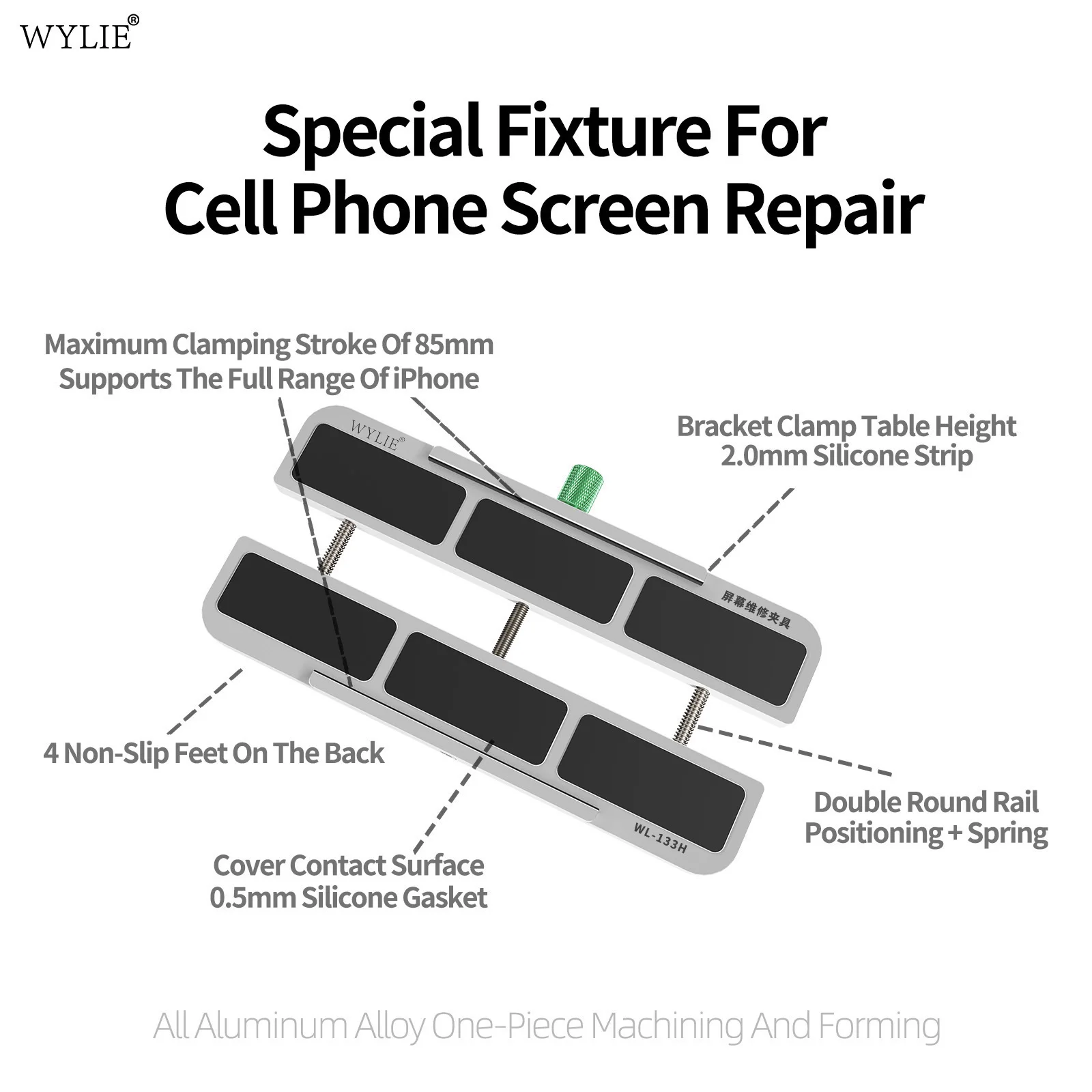 Mobile Phone Repair Fixture  Full Range Of iPhone Cell Phone Screen Repair Fixture Supports WL-133H Alloy Integrated Processing