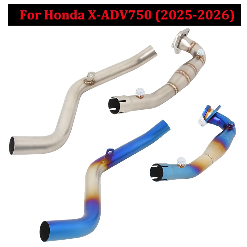 Motorcycle Exhaust Espace Systems Front Link Pipe Connect Original Muffler Slip On For Honda X-ADV 750 X ADV750 750 2025 2026