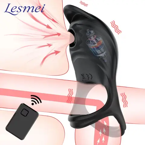 Clitoris Sucking Peniss Rings Vibratorr Remote Control G Spot Stimulate Vibrating Cock Ring for Couples Delay Ejaculation sexx Toys