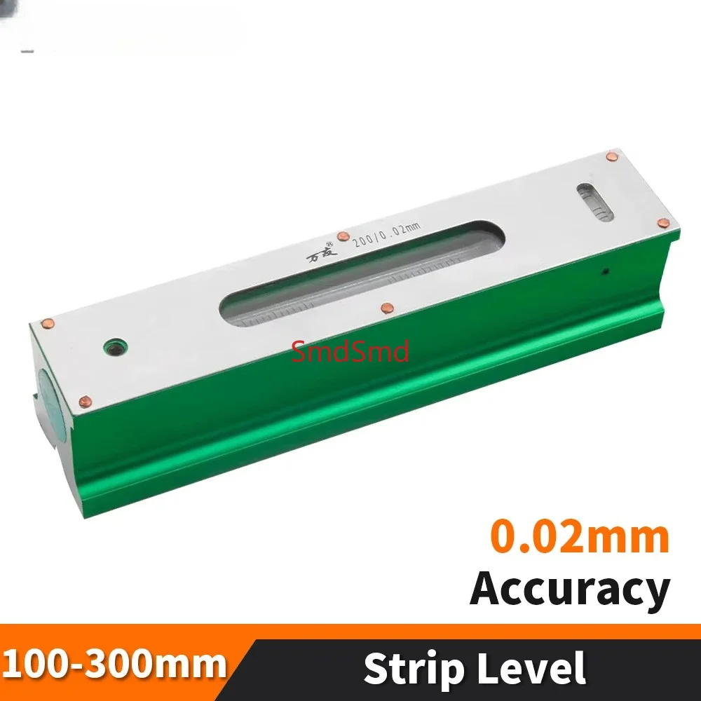 High precision 0.02mm industrial level Mechanical Bar Level strip level Instrument Gauge Measuring Tool 100/150/200mm