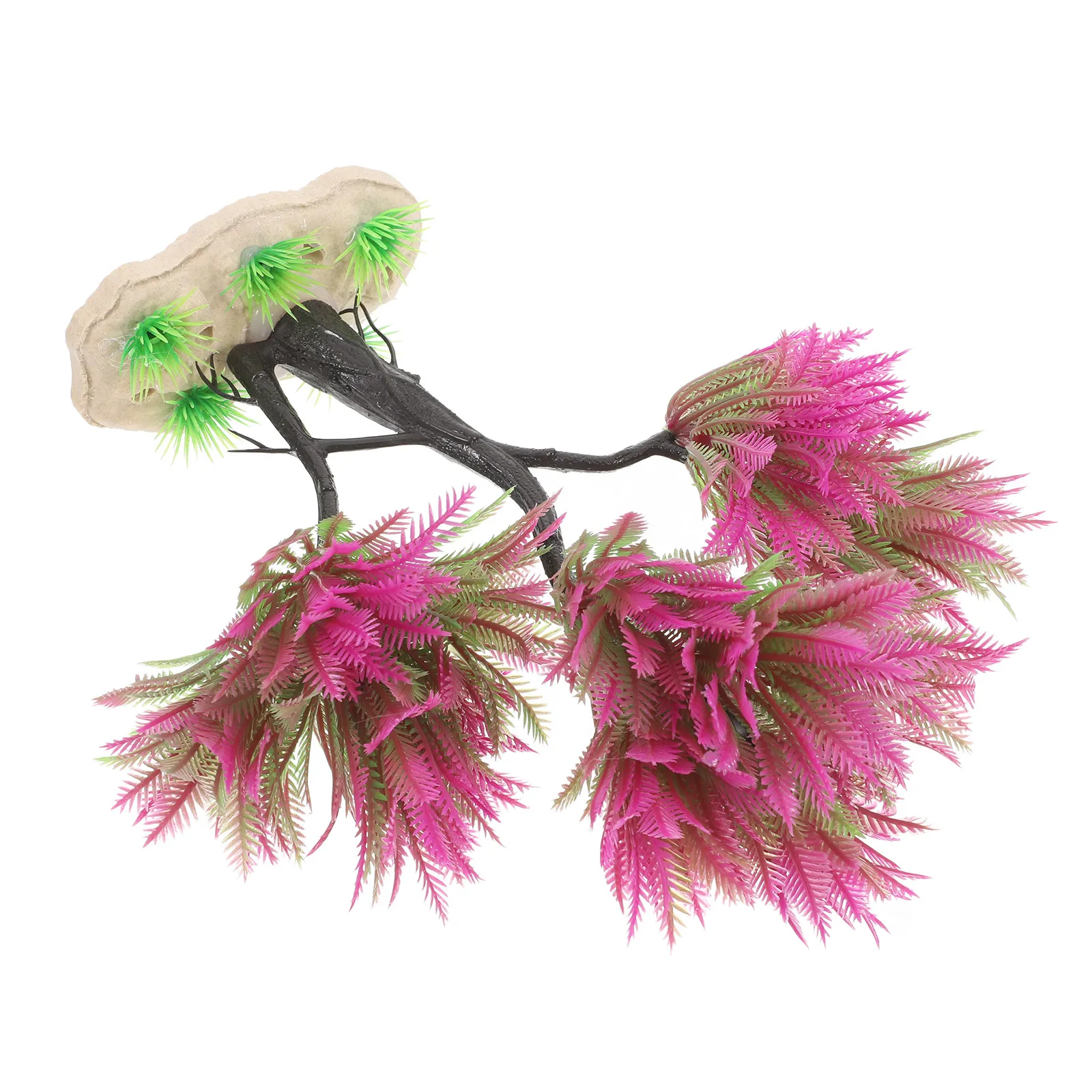 

Simulated Aquatic Plants Realistic Fish Tank Decoration ABS Material Wear Resistant Easy Maintenance Aquarium Plants Decorative