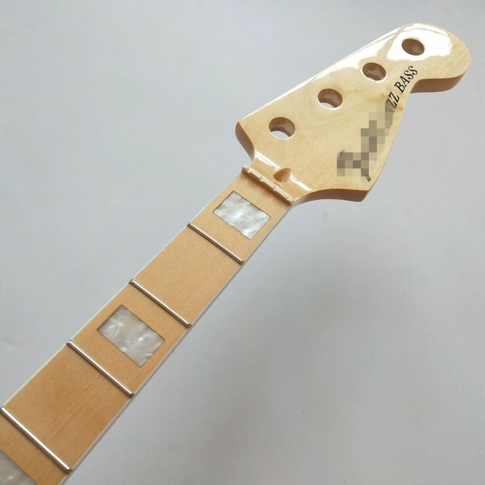 Maple JAZZ bass guitar neck parts 20fret 34inch Block Inlay Maple wood Fretboard