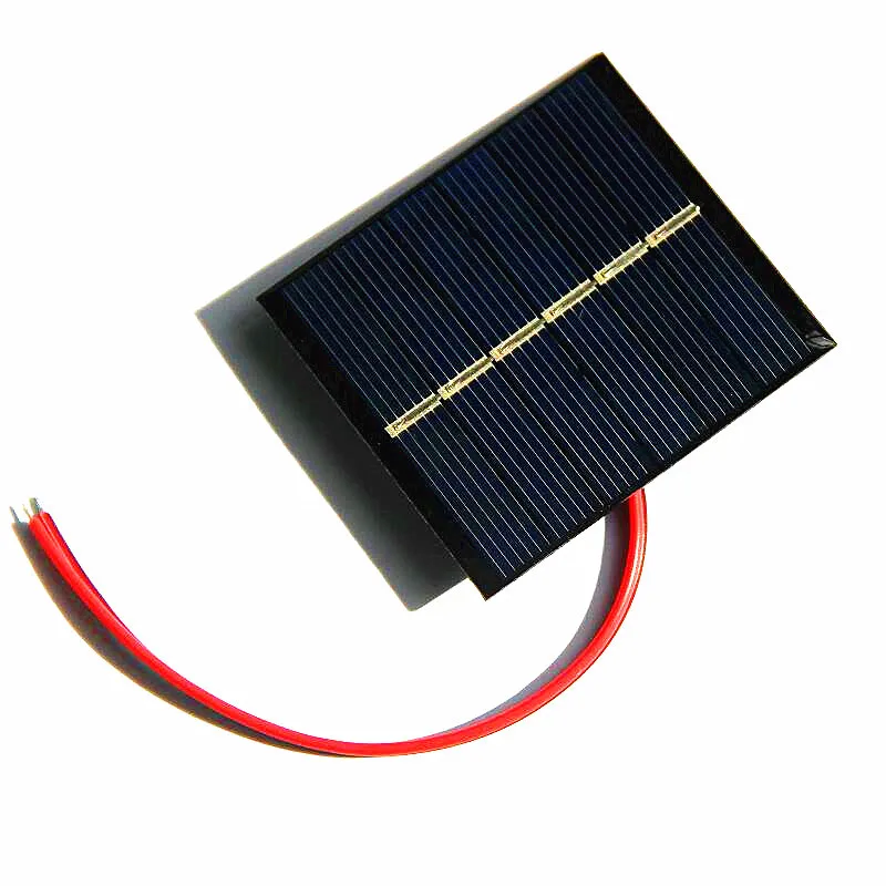 Высокоэнергоэффективные OEM поликристаллические силиконовые солнечные панели 0,55 Вт 3 в, портативная мини-батарея для велосипедов, дворов, рыбалки, лодок