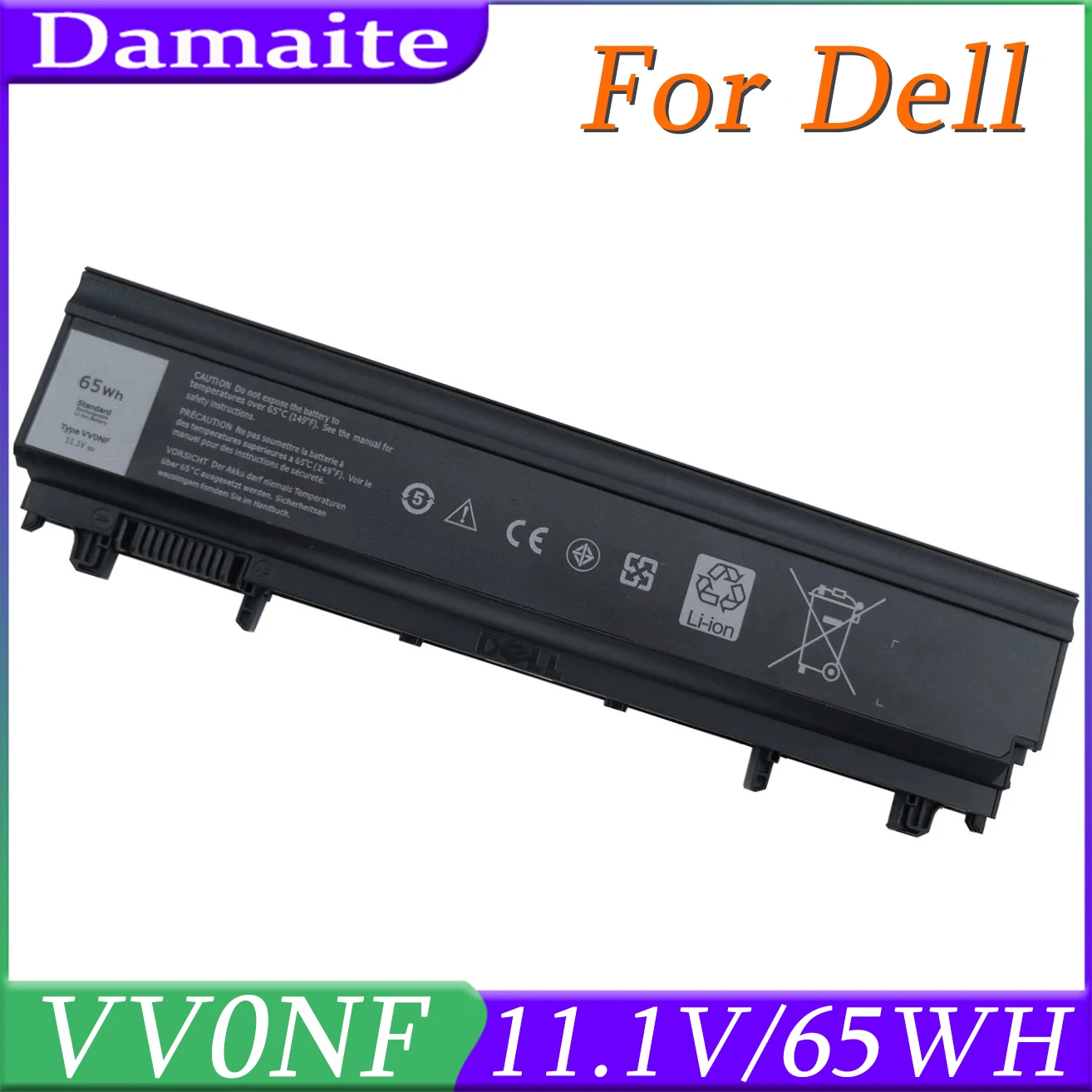 

VV0NF 11.1v 6cell Laptop Battery for DELL Latitude E5440 E5540 VJXMC N5YH9 0K8HC 7W6K0 FT6D9 0M7T5F 0K8HC 1N9C0 7W6K0 F49WX