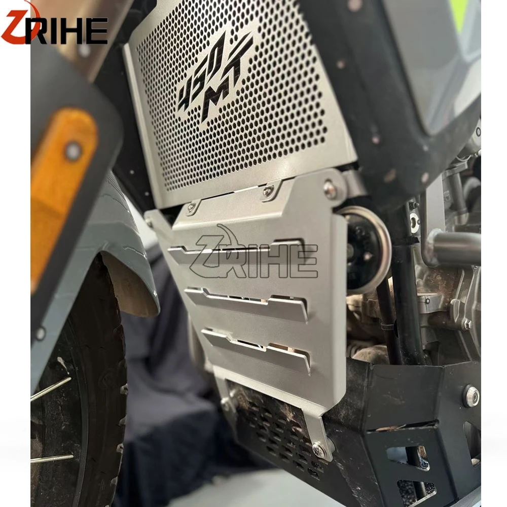 ل CFMOTO 450MT 450 MT 450 MT450 CF450MT 2024 2025 2026 دراجة نارية المبرد الحرس حماية غطاء المحرك حامي الملحقات