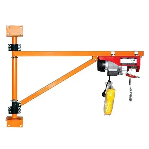 Miniature electric hoist 220V crane roof hoist household decoration small lifting crane column bracket