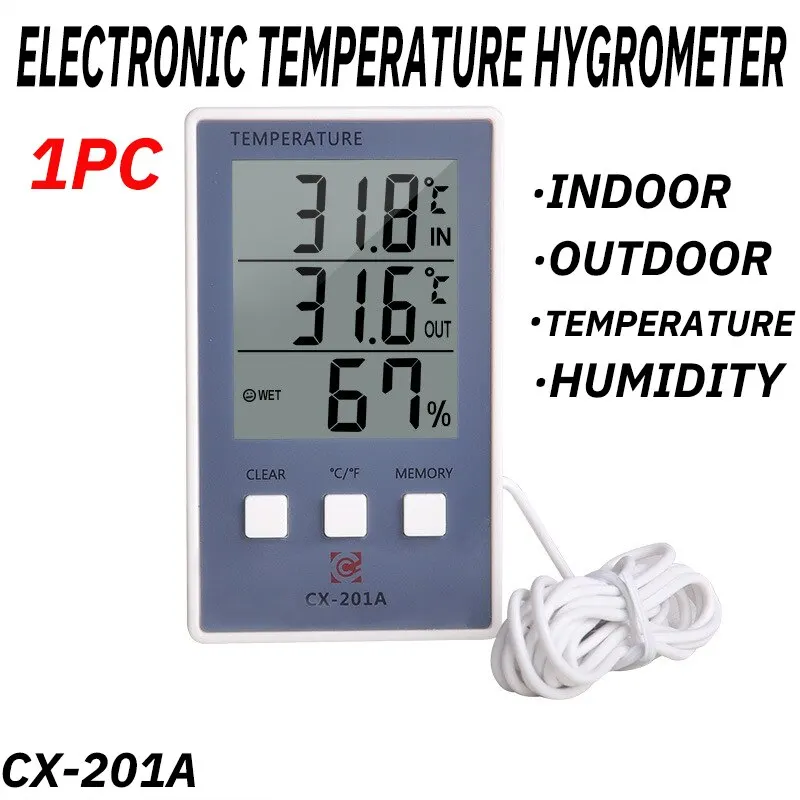 1PC Mini LCD Digital Thermometer Hygrometer Temperature Indoor Meter Sensor Convenient Humidity Meter Gauge Instruments