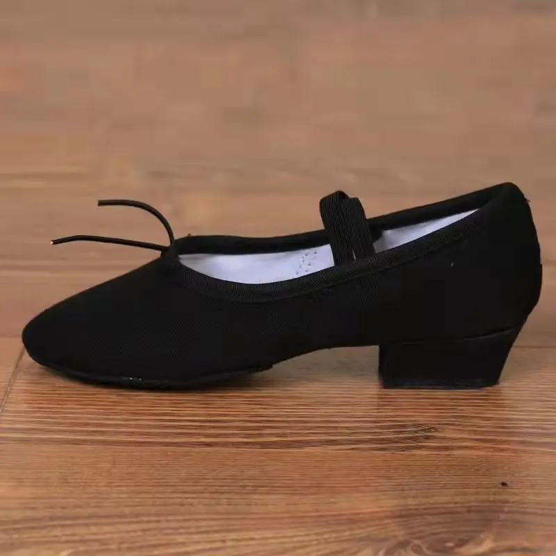 Scarpe da ballo per balletto Scarpe da allenamento per palcoscenico per insegnanti da donna Pantofole con suola morbida Scarpe per pratica della pancia per yoga Scarpe da ballo per jazz per ragazze