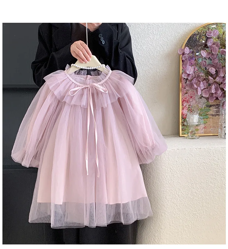 2026 Fall Girls Dress New Baby Super Fairy Stylish Princess Dress Kids Little Girl Forest Style Skirt