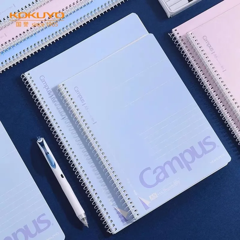 caderno-espiral-japones-kokuyo-de-80-paginas-caderno-horizontal-com-linhas-a5-b5-paginas-internas-destacaveis-materiais-escolares-e-de-escritorio
