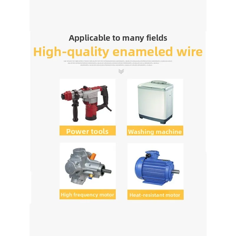 180 Degree Heat Resistant Copper Enameled Wire EIW Magnet Wire QZY-2/180 Round Copper Wire