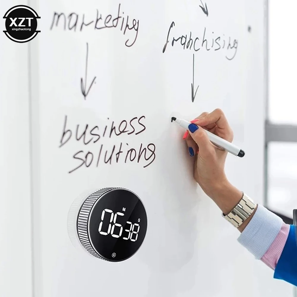 Digital Smart Timer Kitchen Magnetic Electronic Cooking Shower Study Stopwatch Manual Countdown Alarm Clock