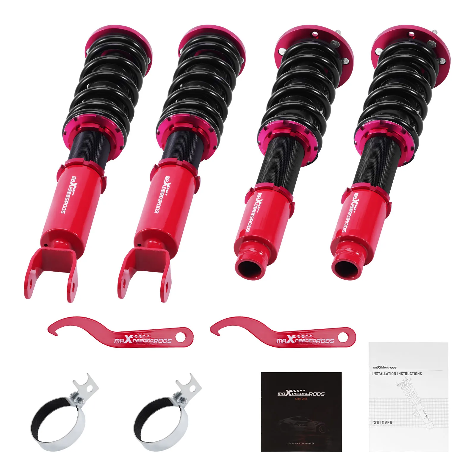 Coilover di regolazione dell'altezza per Honda Accord VIII Tourer Wagon a 5 porte CW1 08-15