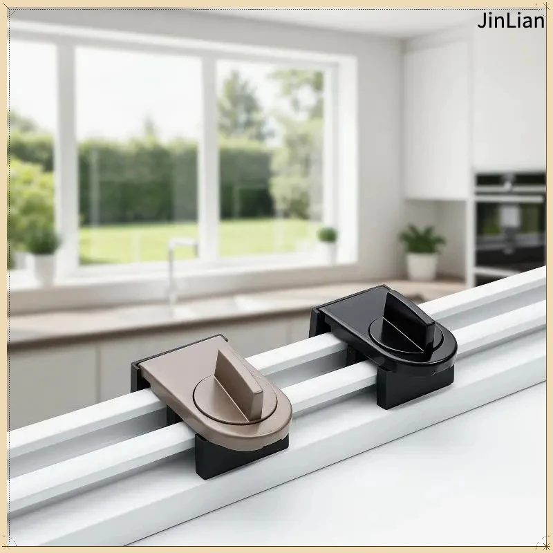 High-Security Sliding Door Lock with Easy No-Drill Installation for Home and Window Safety