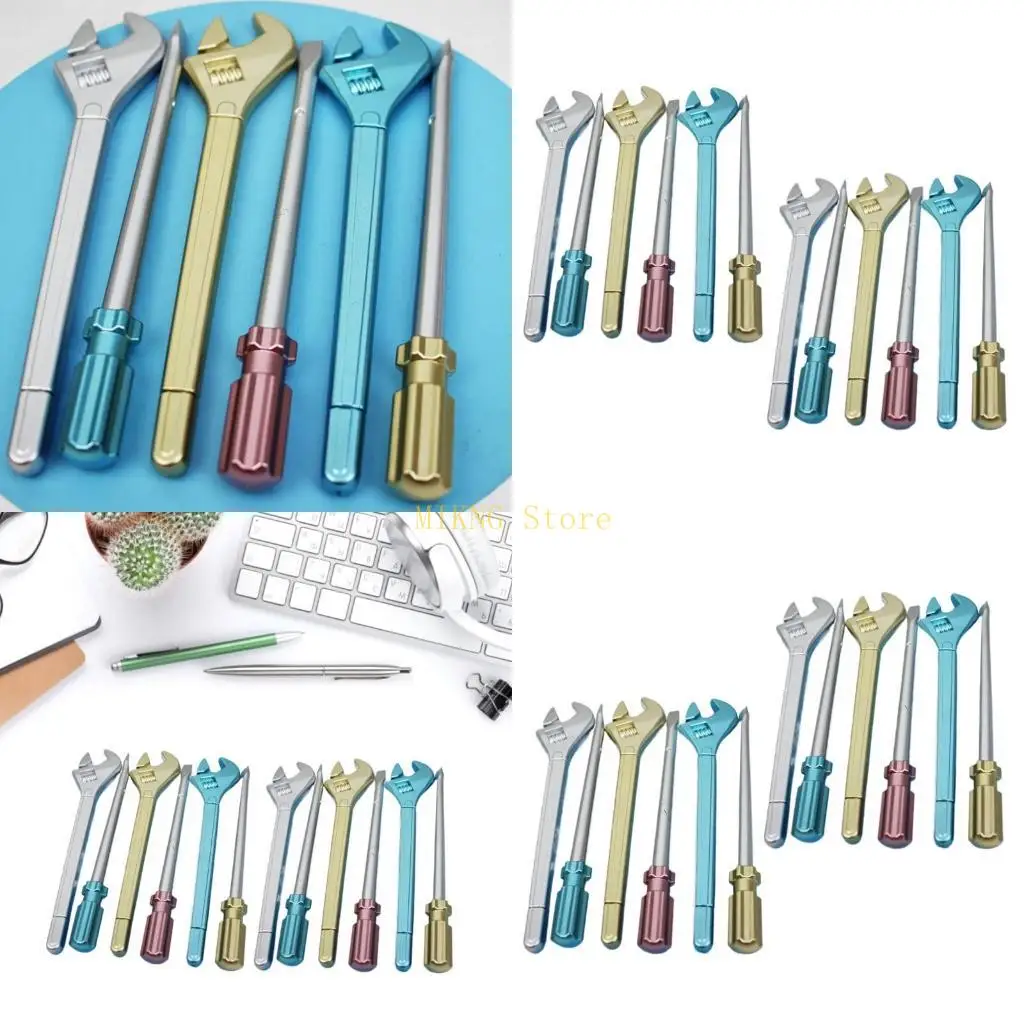 

12Pcs Novelty Gel Pen Screwdriver Wrench Shaped Gel Pen Funny Writing Pen for Student Boy Girl Class Reward best sale