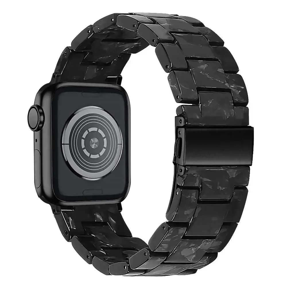 Cinturino in resina per cinturino Apple Watch 40mm 42mm 44mm 45mm 41mm 49mm Bracciale leggero regolabile iWatch SE Serie 9/8/7/6/5/4/Ultra