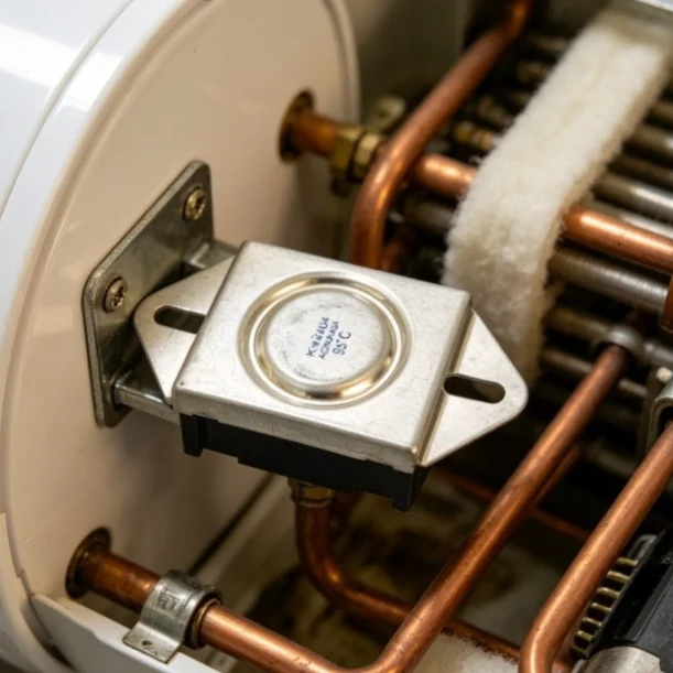 Thermostat Switch for For water Heating Applications 95 Degree Trip Point 45 Ampere Electrical Load Handling Capability