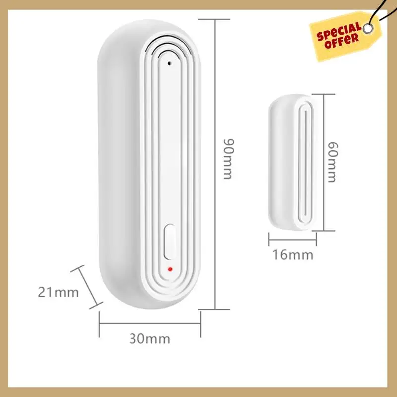 Smart Wifi Door And Window Alarm Sensor With Open/Close Detection Function, Remote Anti-Theft Alarm-WMAN