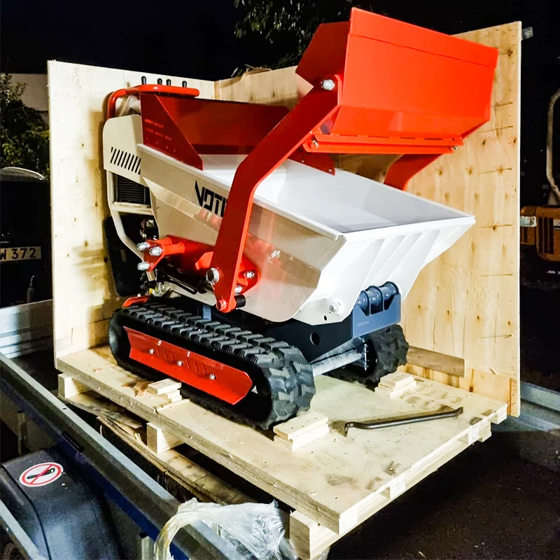 

caterpillar dumper mini dump truck crawler dumper 800kg crawler minidumper CE/EPA/Euro 5 mini dumpers customized