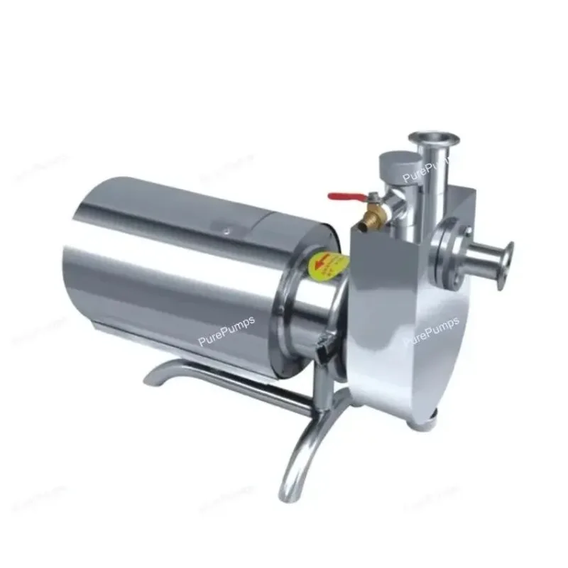 

0.75kw Motor SS Portable Food Grade Soy Milk Juice Sanitary Transferring Self Priming Pump