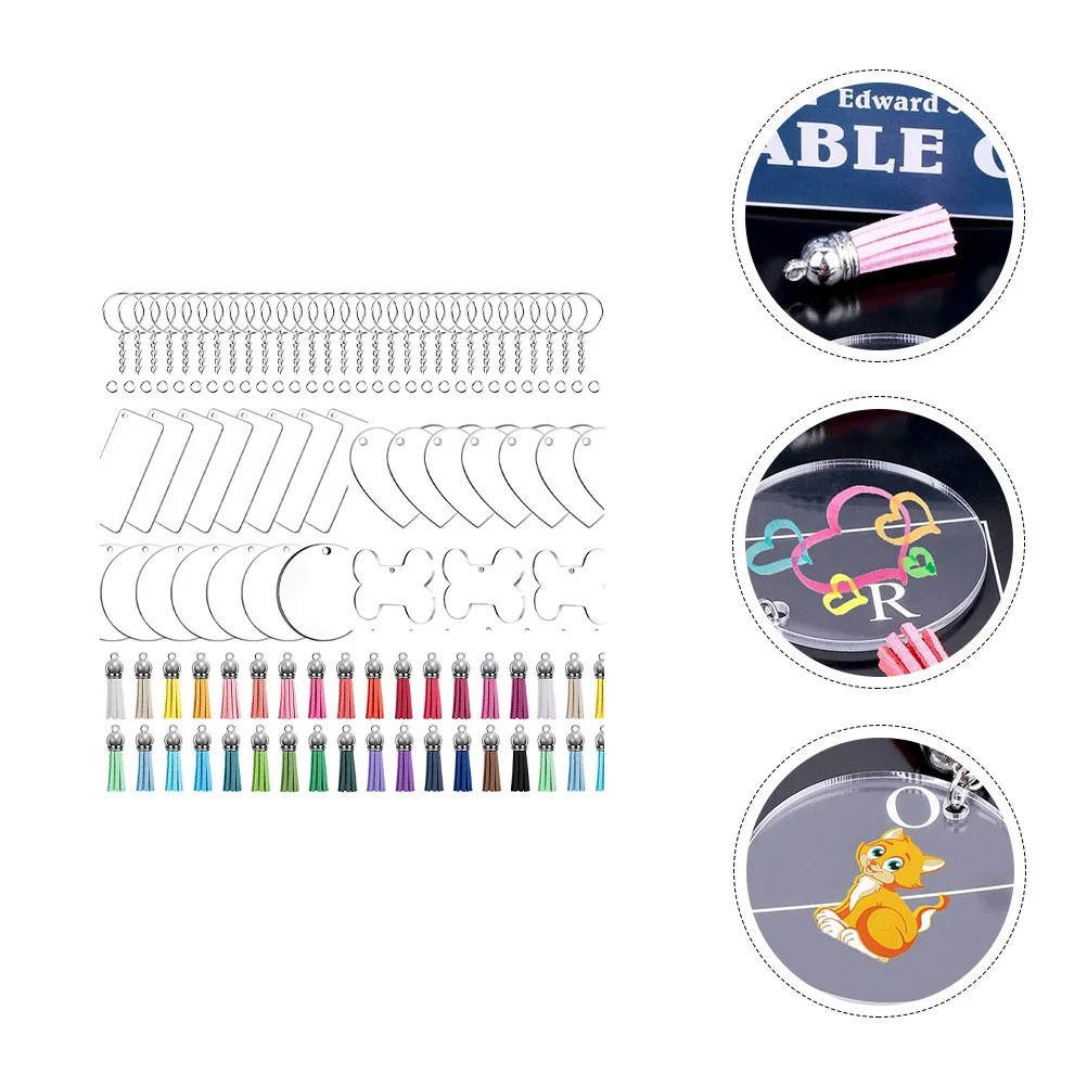 

Dog Bone Pendant Fashion DIY Keychain Tassel Ring Accessories Ball