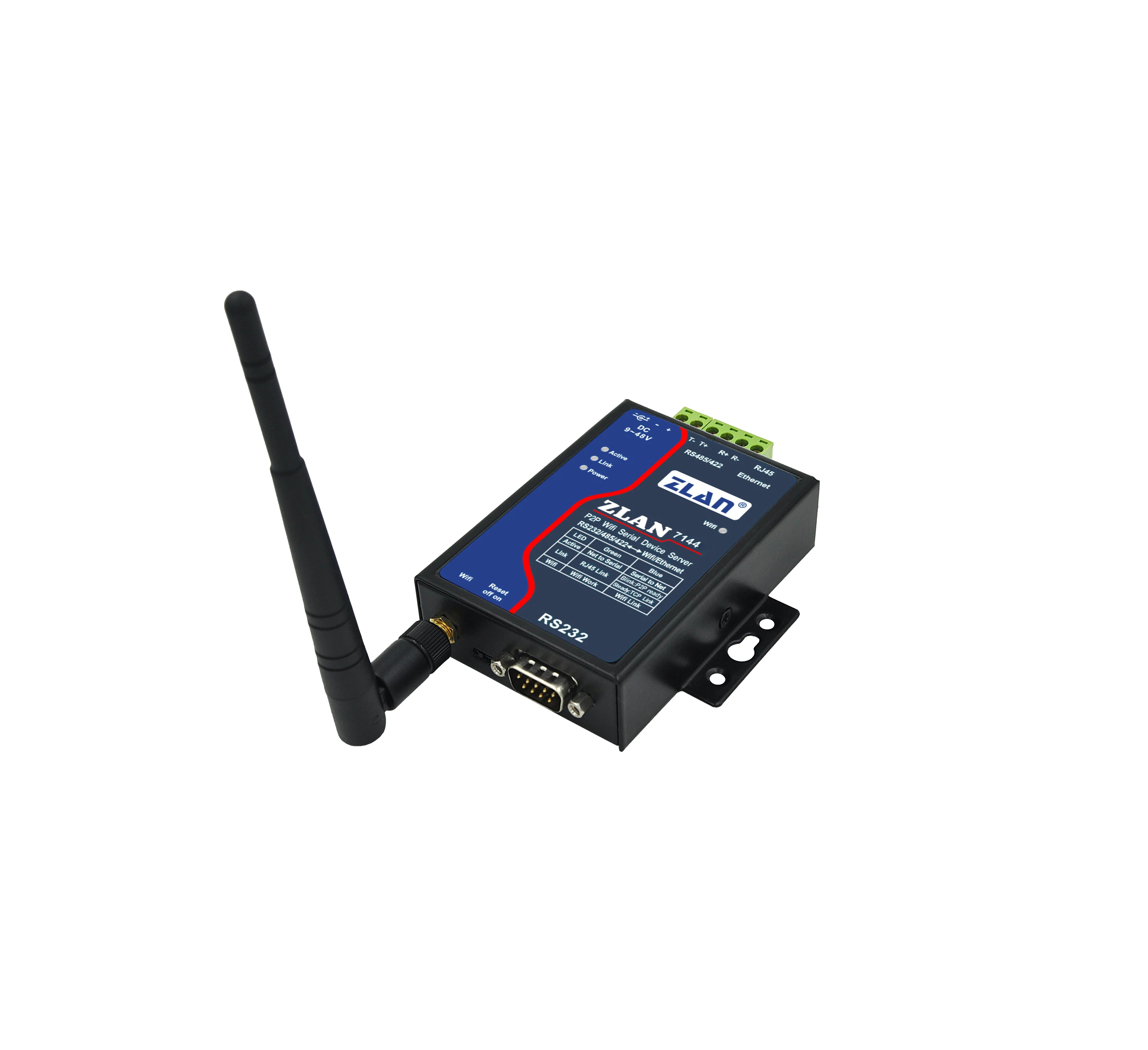 

ZLAN7144 RJ45 Rs232 к Wi-Fi JSON MQTT Шлюз Промышленный шлюз Последовательный сервер Промышленный шлюз